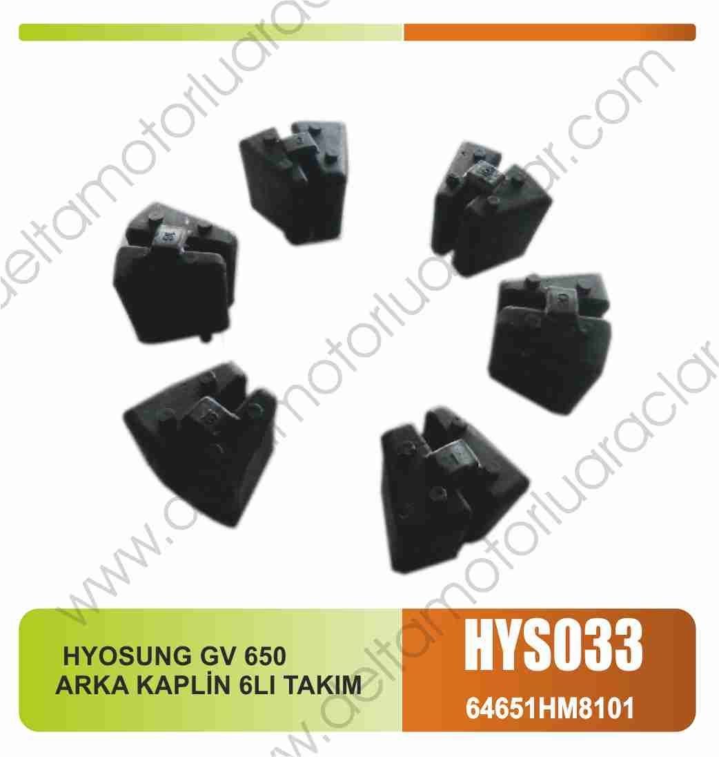 HYOSUNG GV 650 ARKA KAPLİN 6LI TAKIM