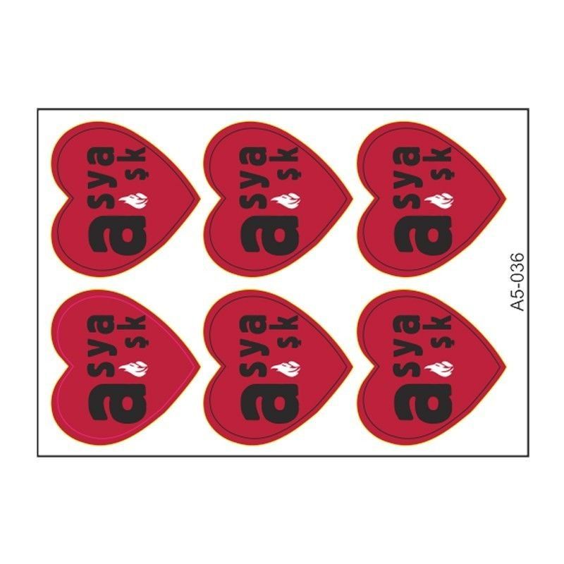 A5 STİCKER 048 TEK PAKET ÇOKLU STİCKER