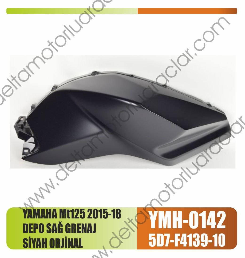 YAMAHA Mt125 2015-18 DEPO SAĞ GRENAJ SİYAH ORJİNAL