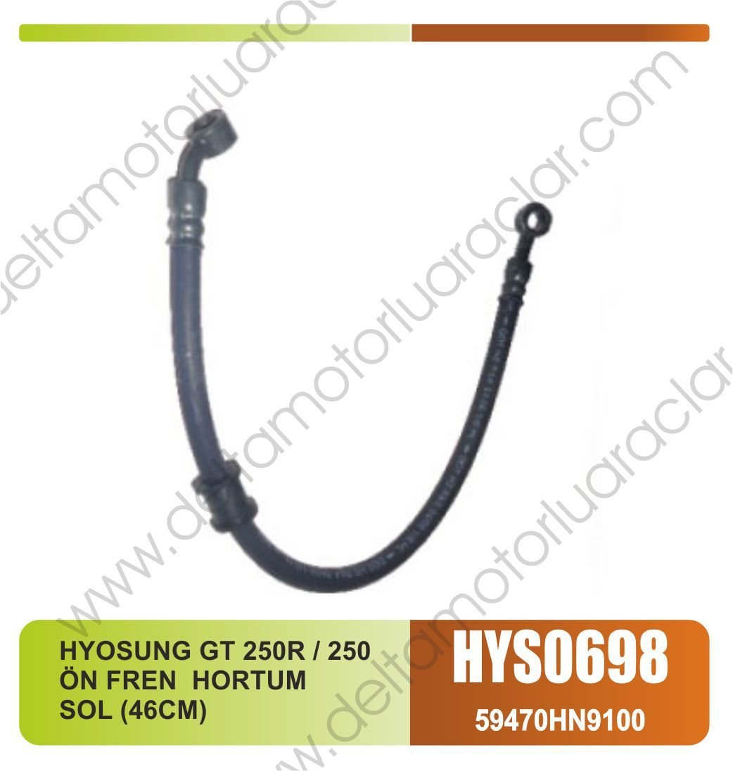 HYOSUNG GT 250R / 250 ÖN FREN HORTUM SOL (46CM)
