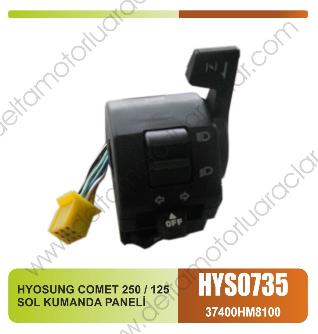 HYOSUNG COMET 250 / 125 SOL KUMANDA PANELİ