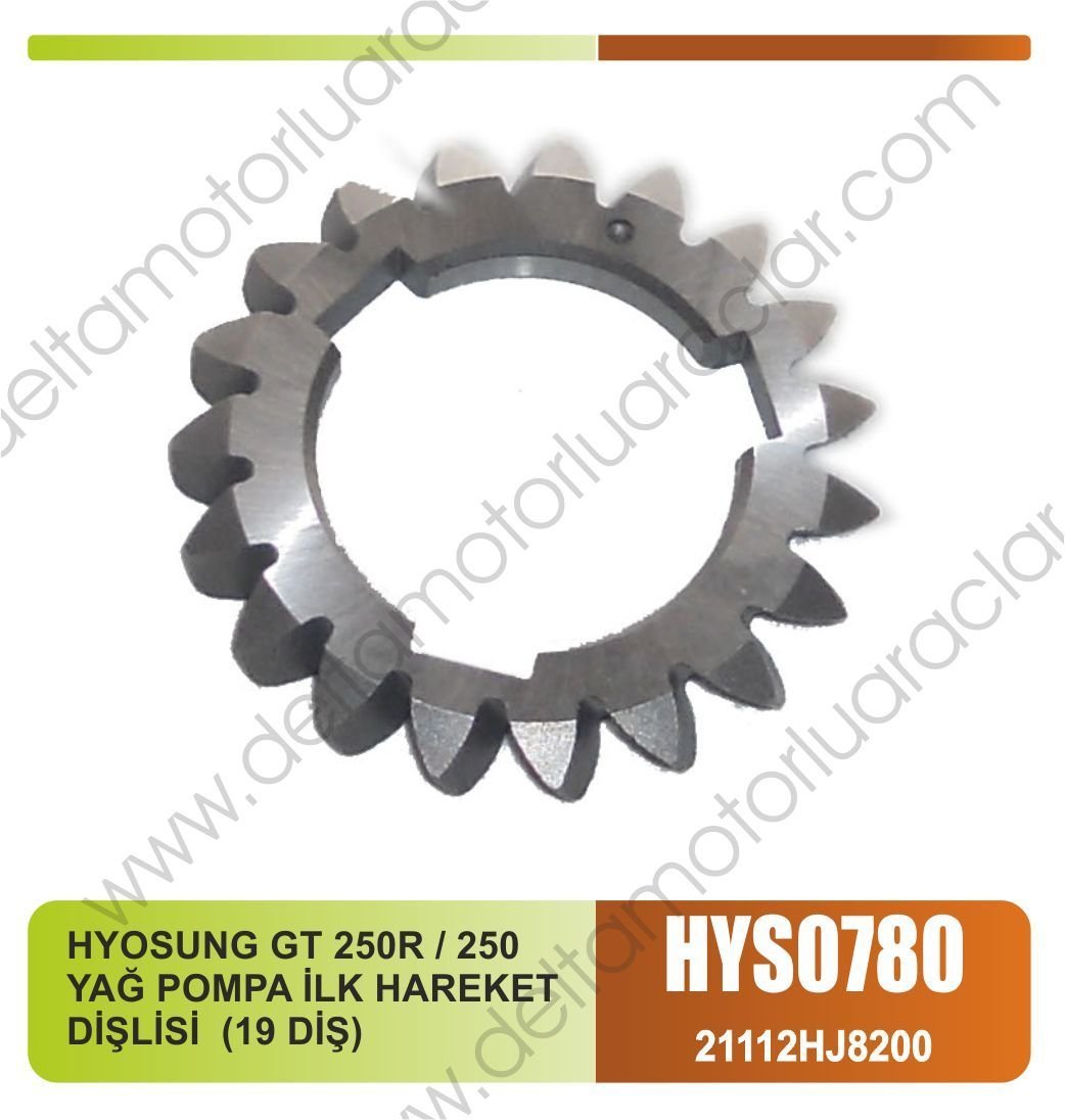 HYOSUNG GT 250R / 250 YAĞ POMPA İLK HAREKET DİŞLİSİ (19 DİŞ)