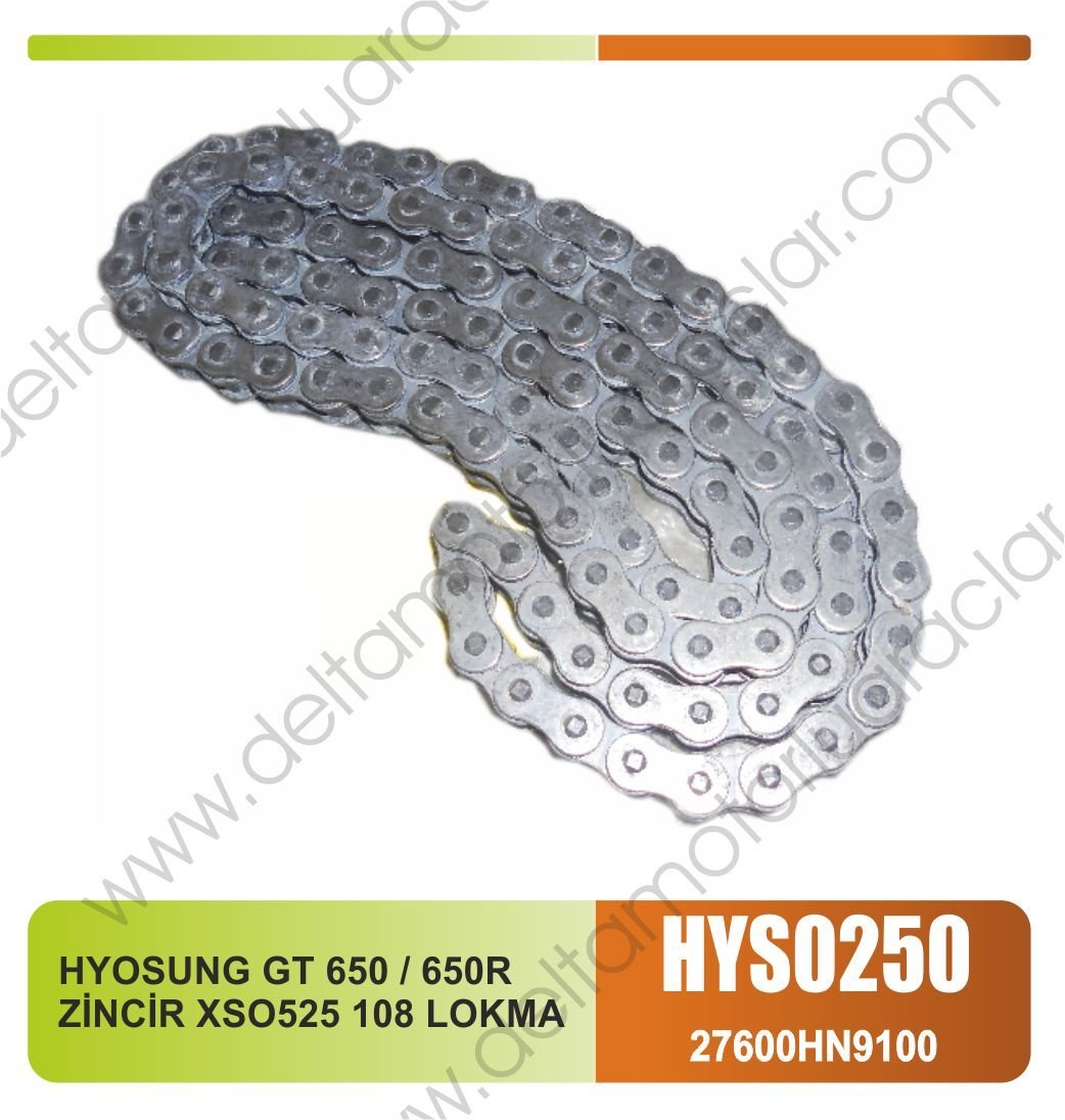 HYOSUNG GT 650 / 650R ZİNCİR XSO525 108 LOKMA