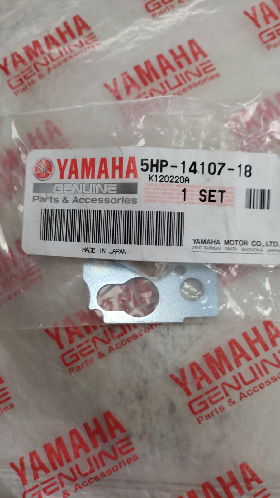 YAMAHA TT-R 125cc ORİJİNAL KARBÜRATÖR İĞNE VANA SETİ 5HP-14107-18