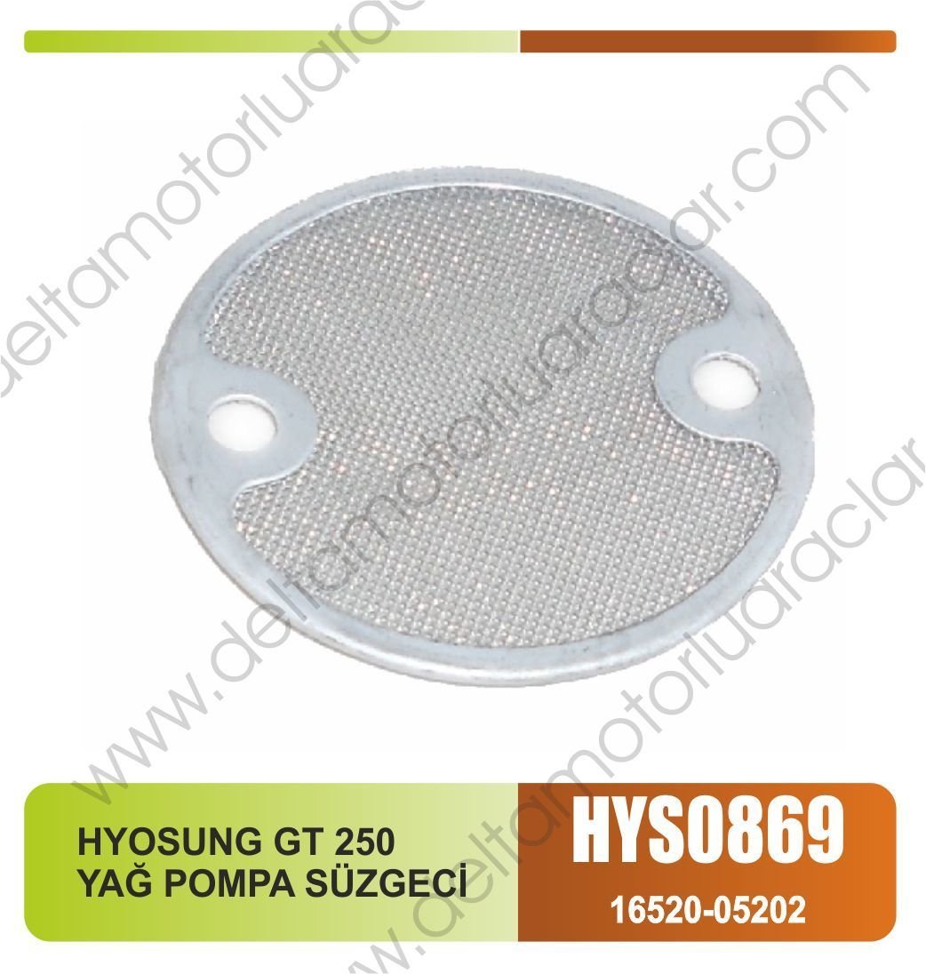 HYOSUNG GT 250 YAĞ POMPA SÜZGECİ