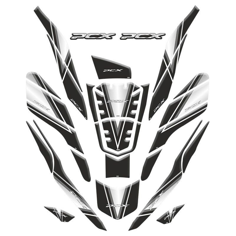 HONDA PCX 2021 - 2023 UYUMLU TANK PAD SET 004