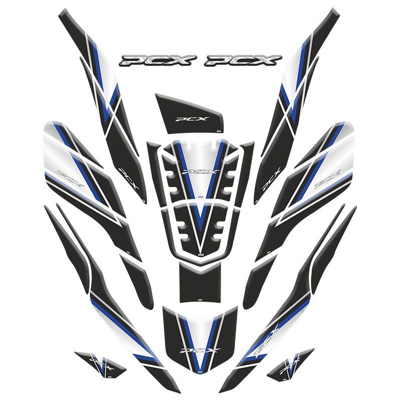 HONDA PCX 2021 - 2023 UYUMLU TANK PAD SET 010