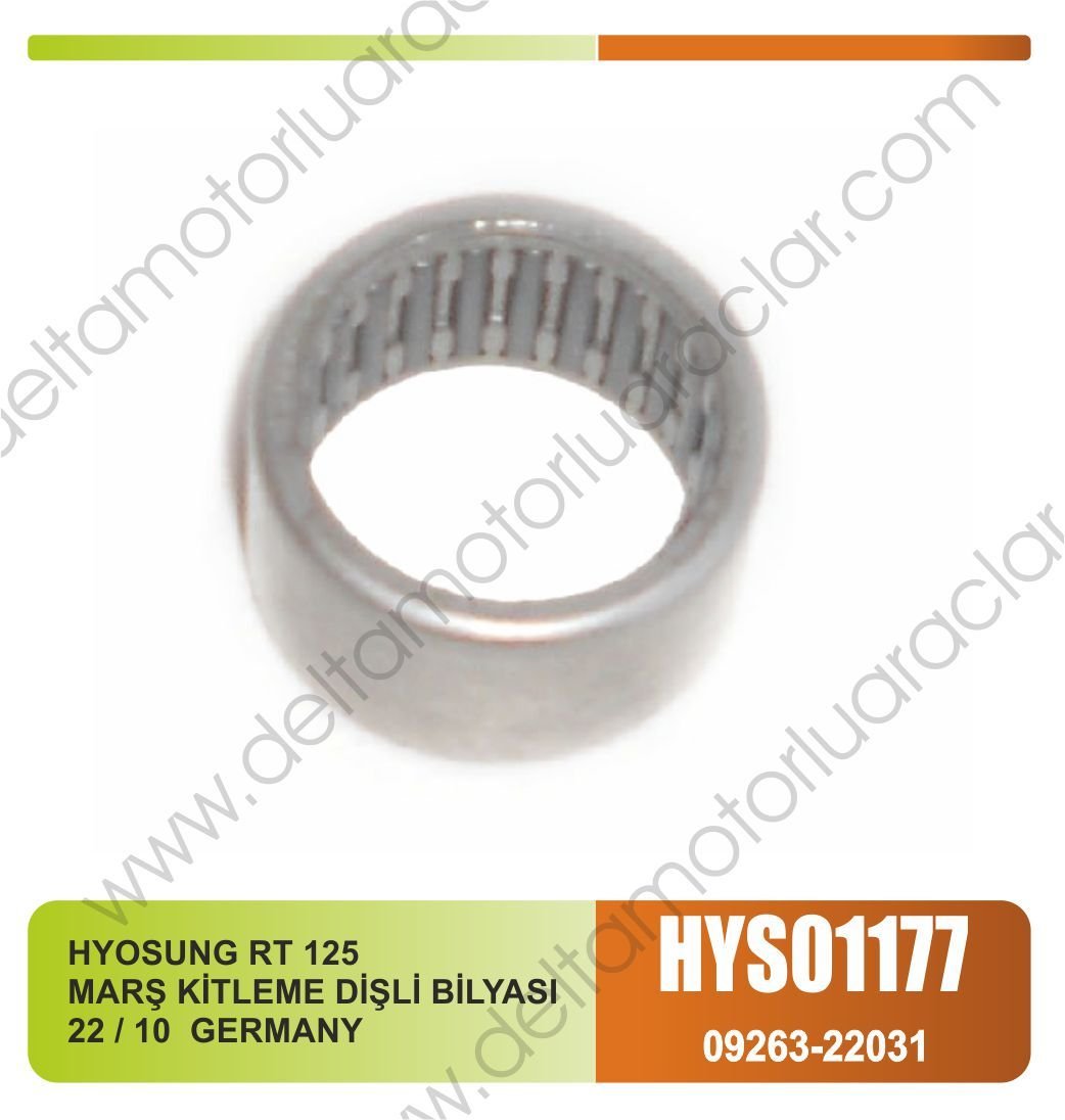 HYOSUNG RT 125 MARŞ KİTLEME DİŞLİ BİLYASI 22 / 10 GERMANY
