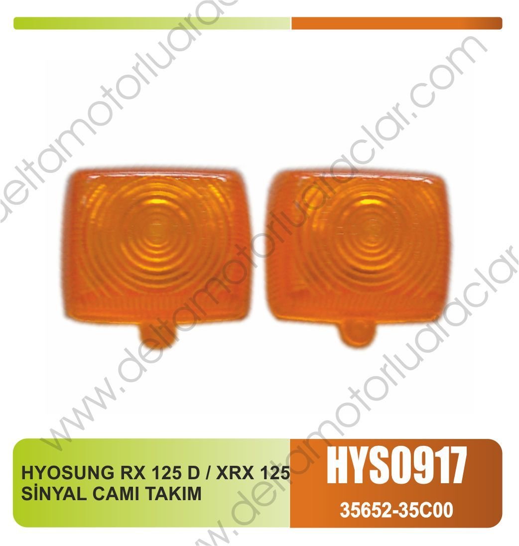 HYOSUNG RX 125 D / XRX 125 SİNYAL CAMI TAKIM