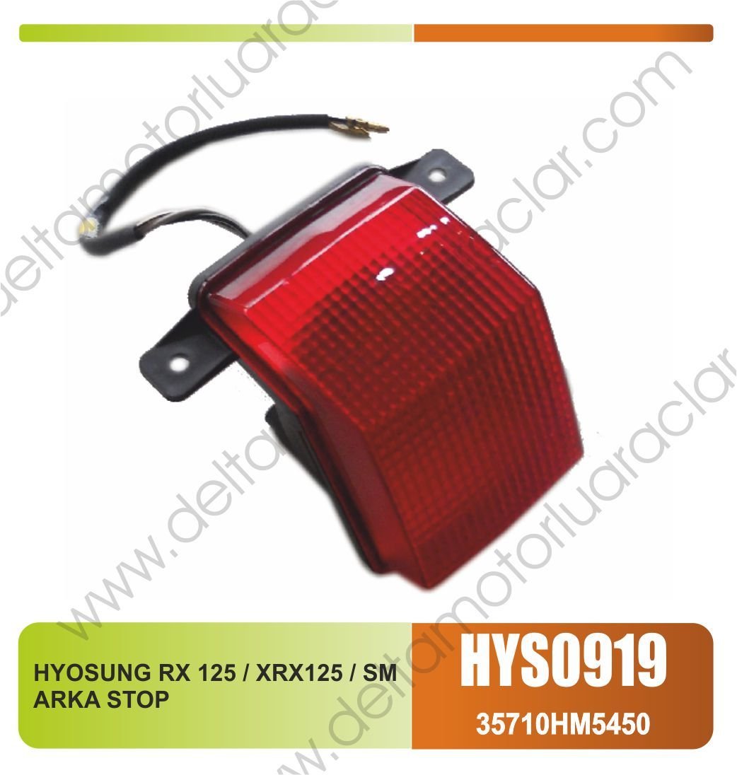 HYOSUNG RX 125 / XRX125 / SM ARKA STOP
