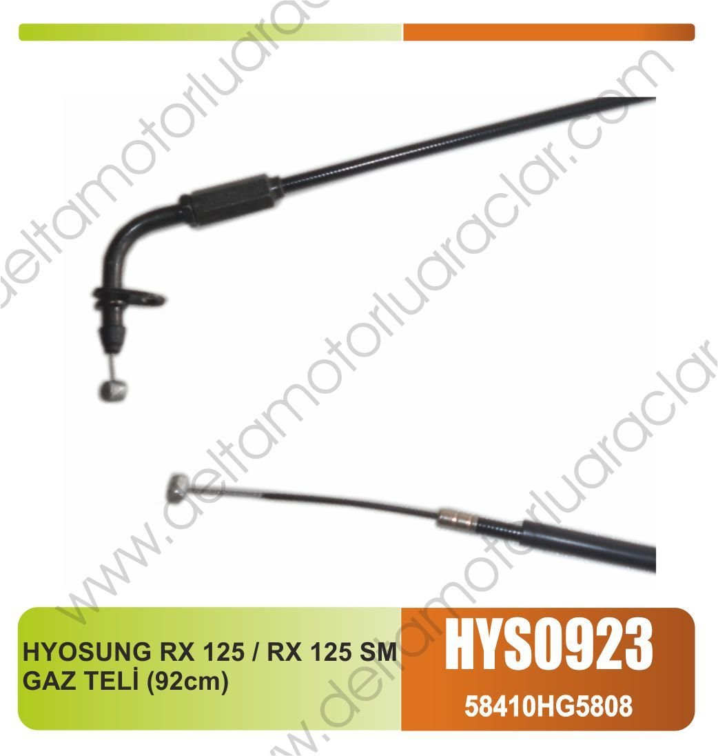 HYOSUNG RX 125 / RX 125 SM GAZ TELİ (92cm)