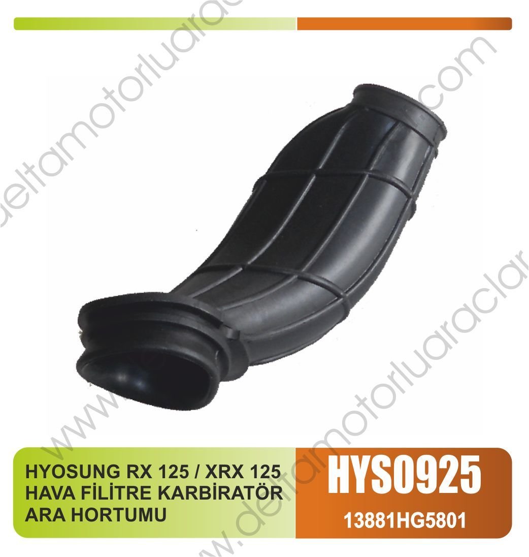HYOSUNG RX 125 / XRX 125 HAVA FİLİTRE KARBİRATÖR ARA HORTUMU