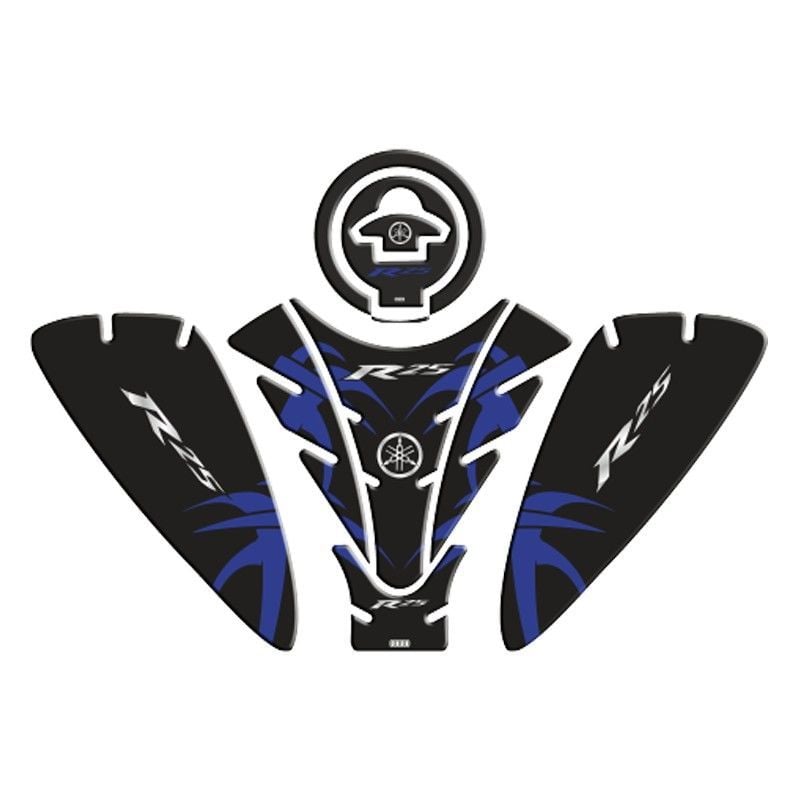 YAMAHA R25 2019 - 2023 UYUMLU TANK PAD SET 005