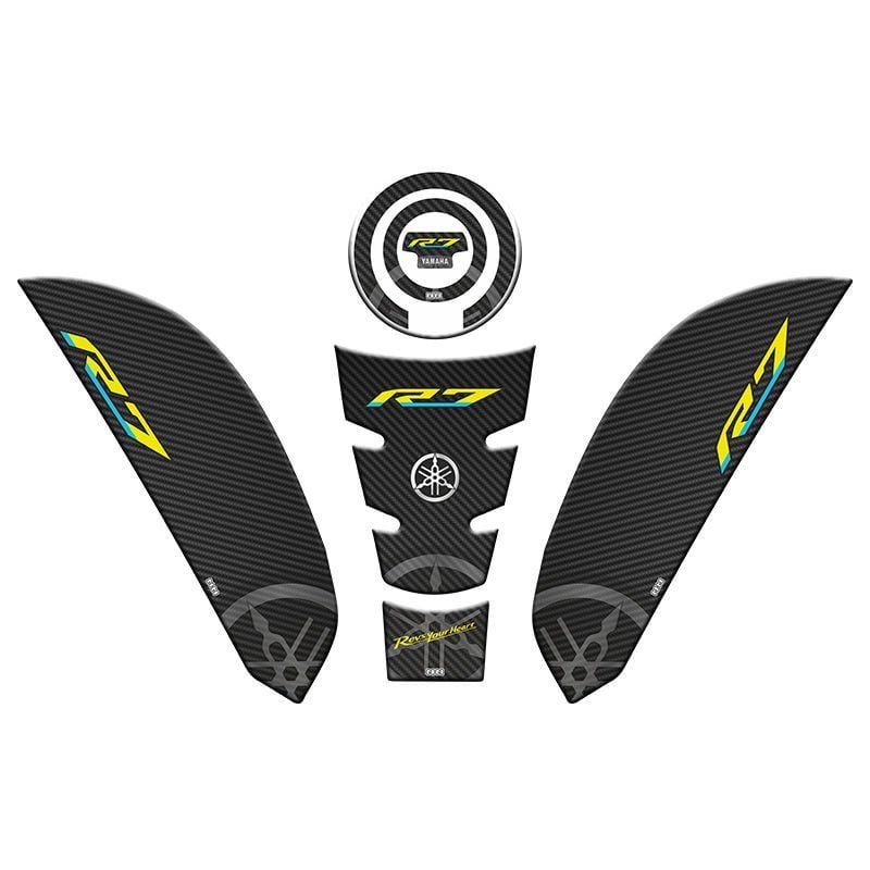 YAMAHA R7 2021 - 2022 UYUMLU TANK PAD SET 007