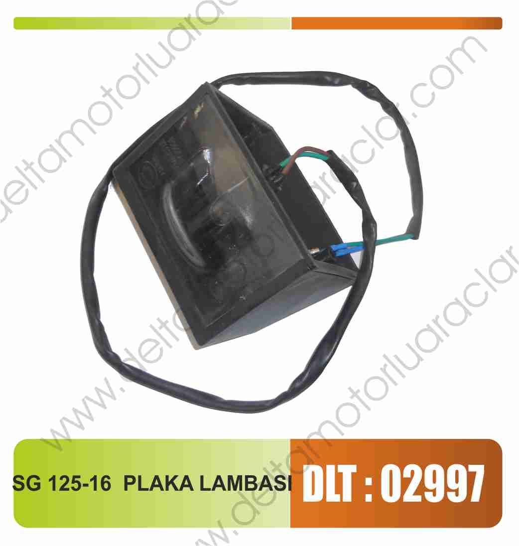 SEGER 125-16 PLAKA LAMBASI