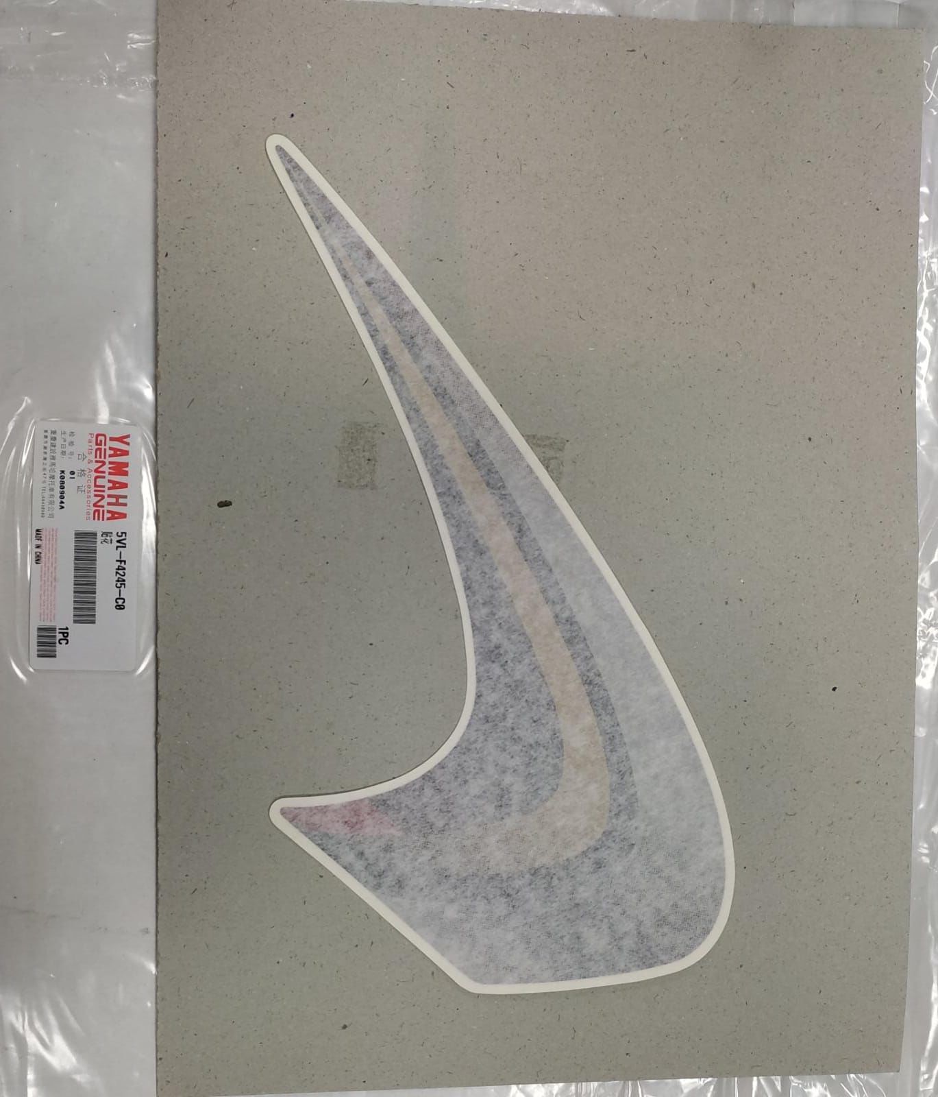 YAMAHA YBR 125cc ORİJİNAL YAKIT DEPOSU STICKER 5VL-F4245-C0