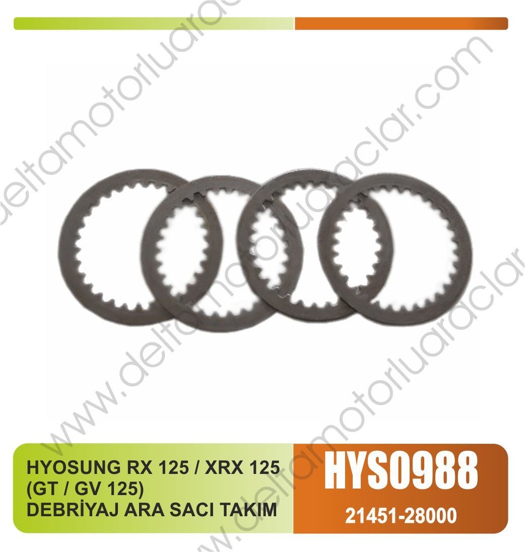 HYOSUNG RX 125 / XRX 125 (GT / GV 125) DEBRİYAJ ARA SACI TAKIM