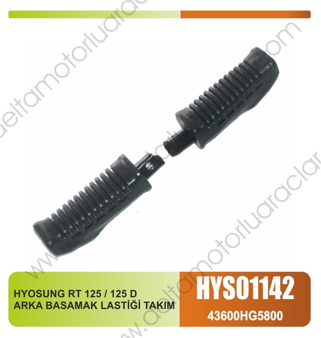 HYOSUNG RT 125 / 125 D ARKA BASAMAK LASTİĞİ TAKIM