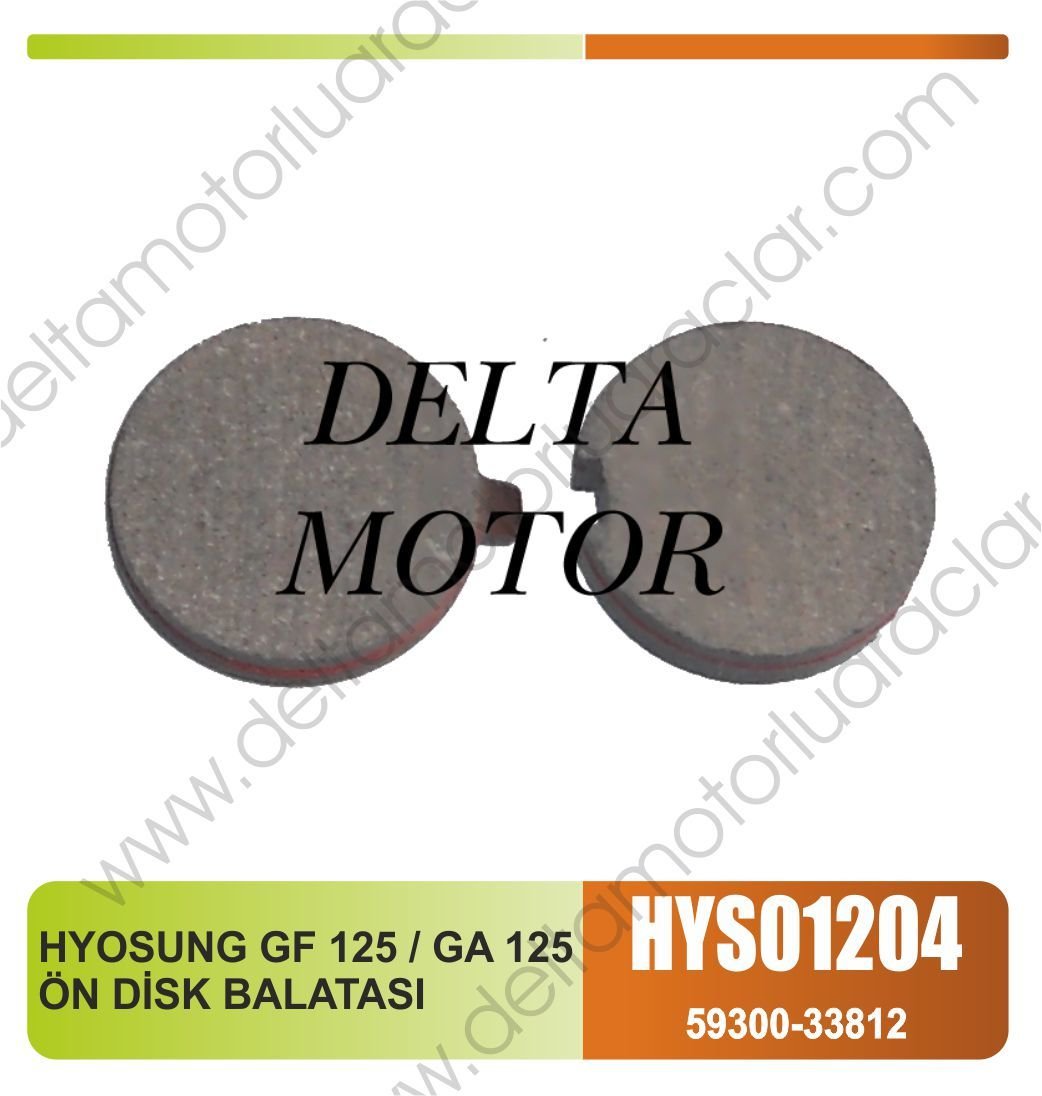 HYOSUNG GF 125 / GA 125 ÖN DİSK BALATASI