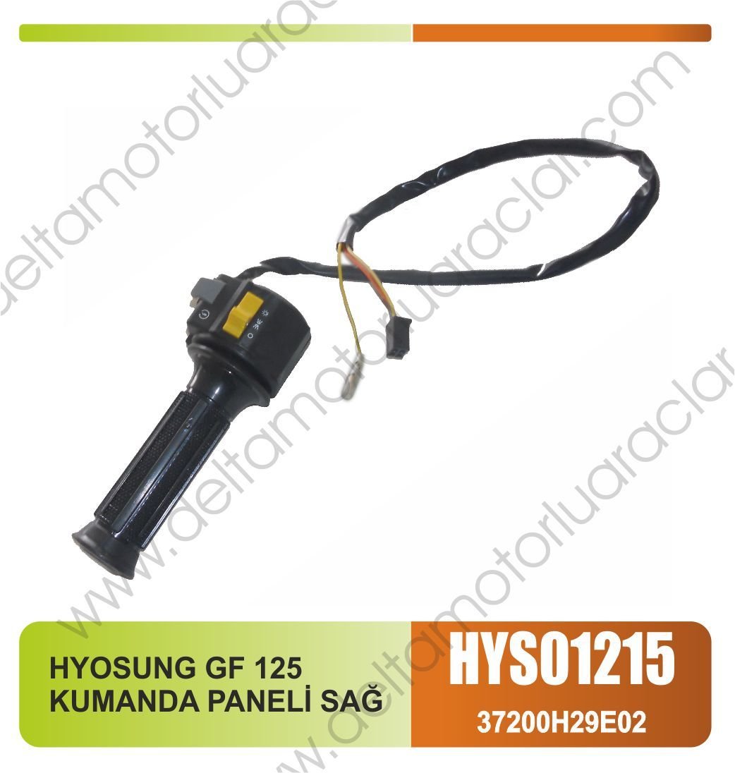 HYOSUNG GF 125 KUMANDA PANELİ SAĞ