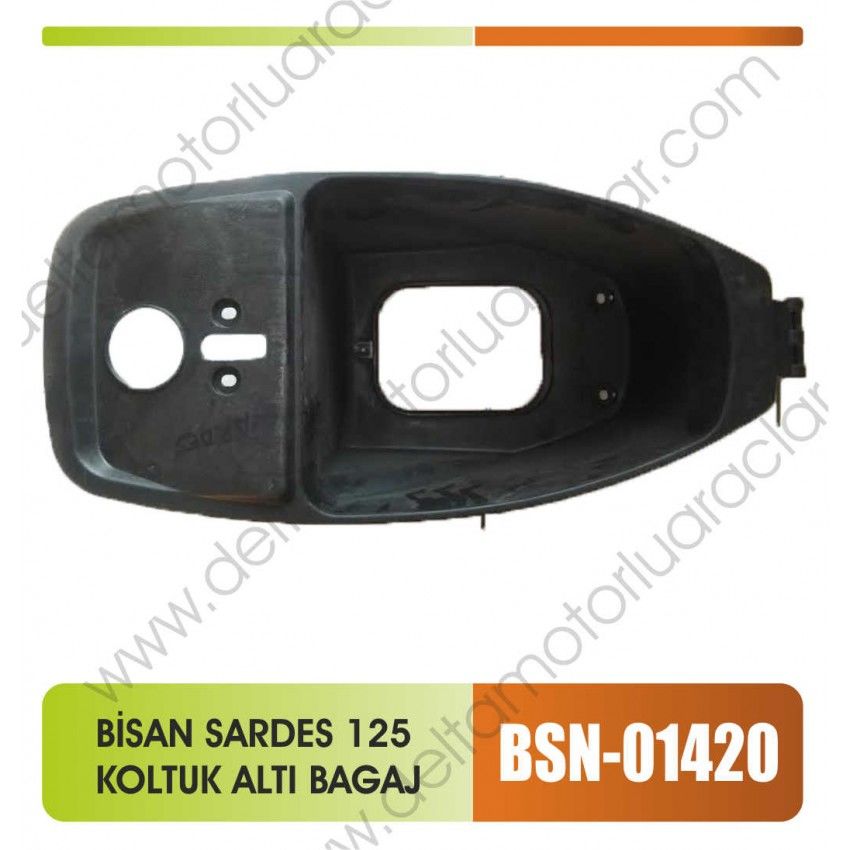 BİSAN SARDES 125 KOLTUK ALTI BAGAJ