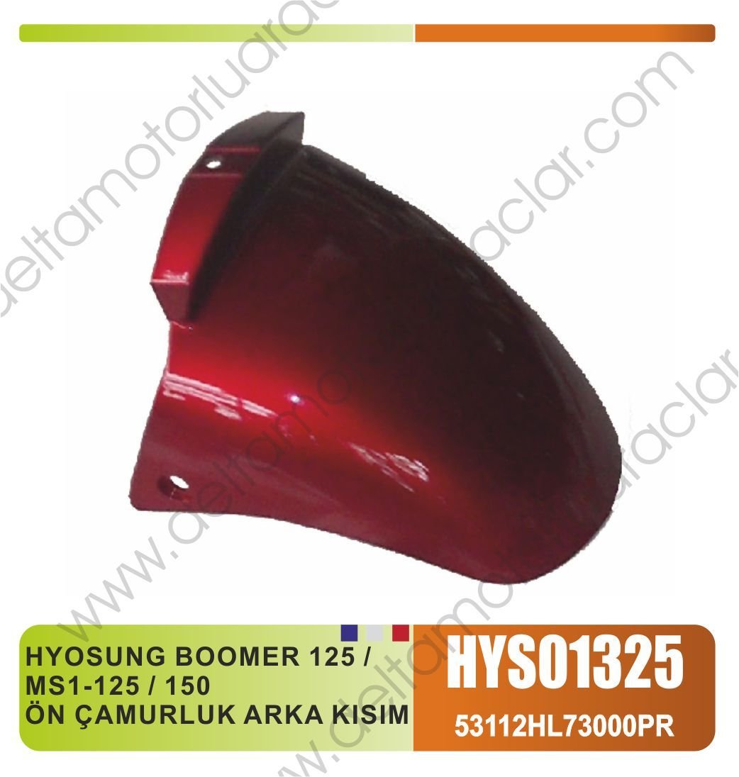 HYOSUNG BOOMER 125 / MS1-125 / 150 ÖN ÇAMURLUK ARKA KISIM