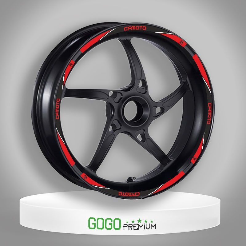 CF MOTO UYUMLU KIRMIZI JANT ŞERİDİ