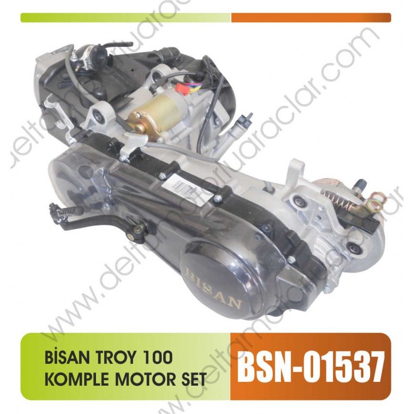 BİSAN TROY 100 KOMPLE KELLE ALT MOTOR SET