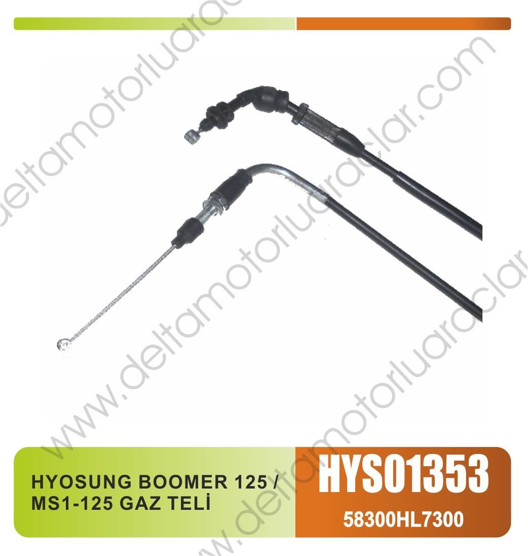 HYOSUNG BOOMER 125 / MS1-125 GAZ TELİ