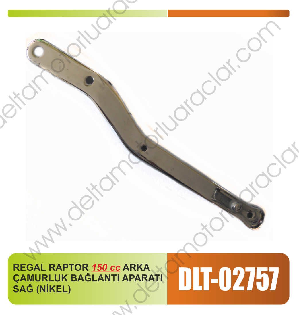 REGAL RAPTOR 150 cc ARKA ÇAMURLUK BAĞLANTI APARATI SAĞ (NİKEL)
