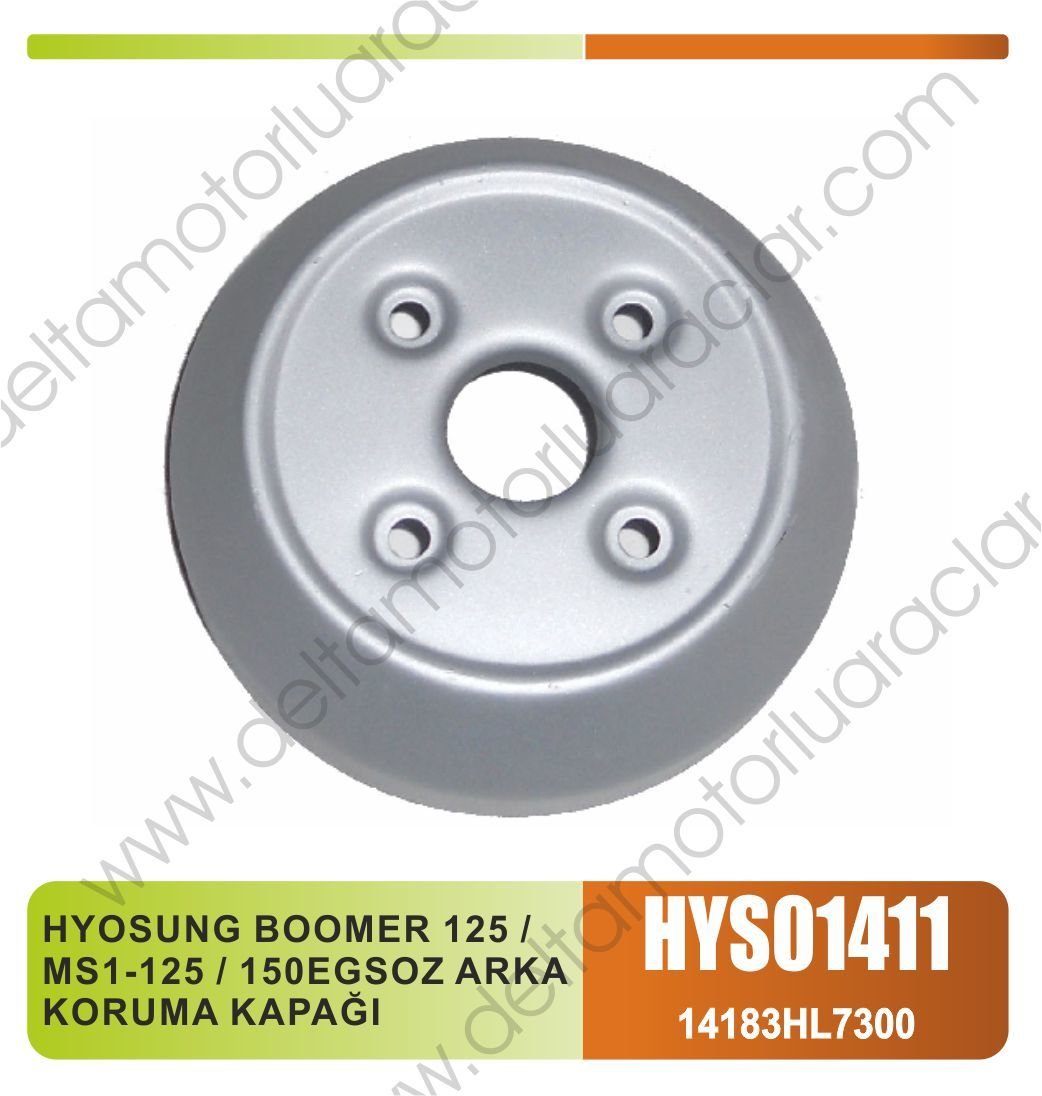 HYOSUNG BOOMER 125 / MS1-125 / 150 EGSOZ ARKA KORUMA KAPAĞI