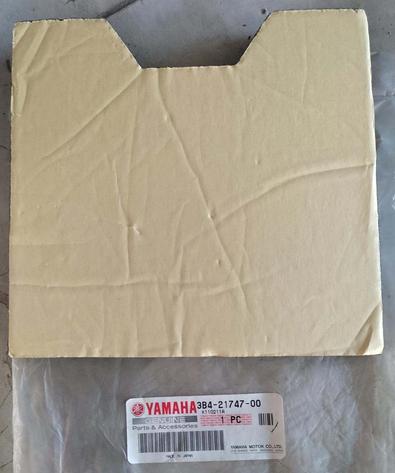 YAMAHA ATV GRIZZLY 700cc ORİJİNAL HAVA FİLTRE SÜNGERİ 3B4-21747-00