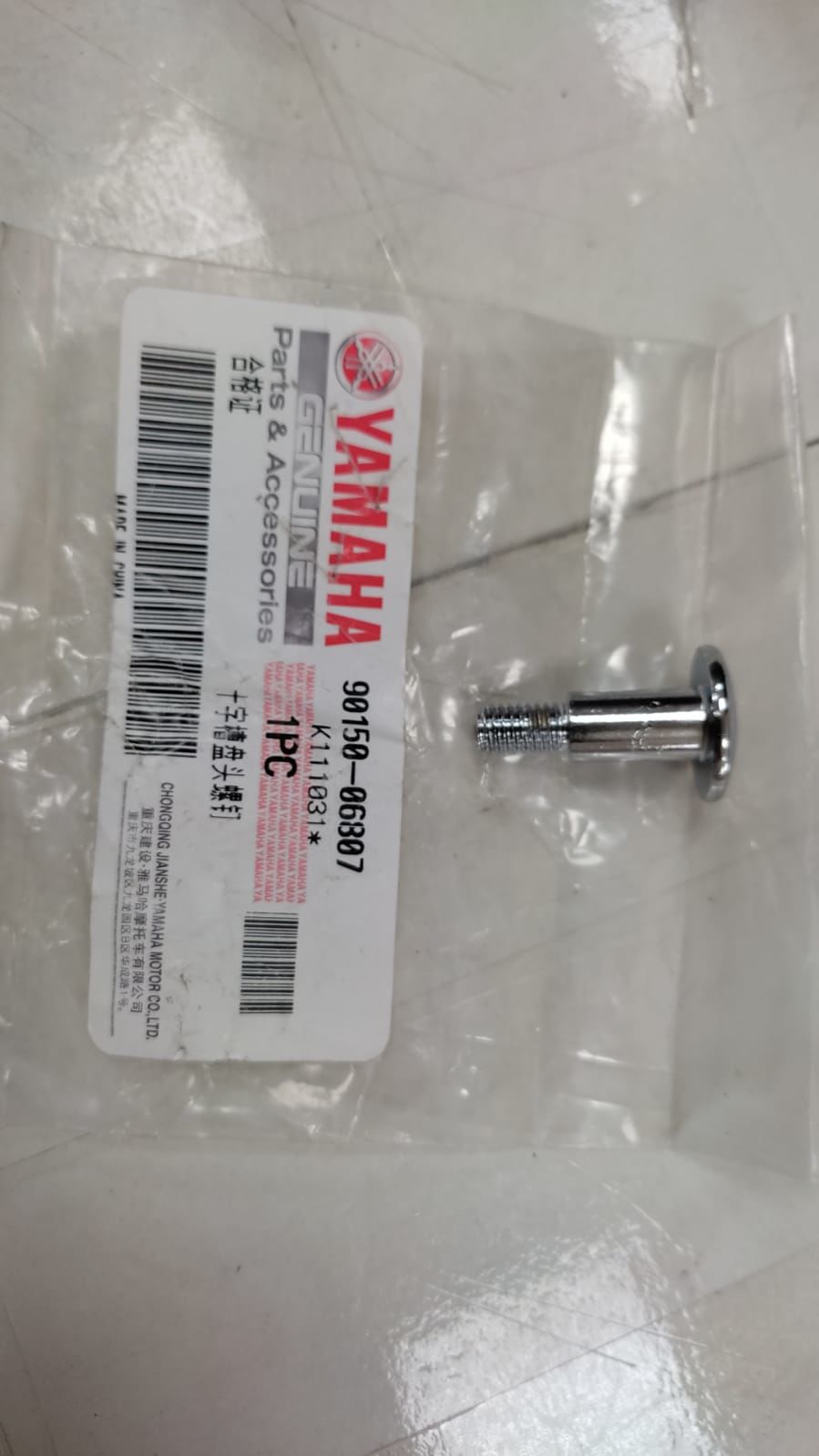 YAMAHA YBR VİDA ORİJİNAL 90150-06807