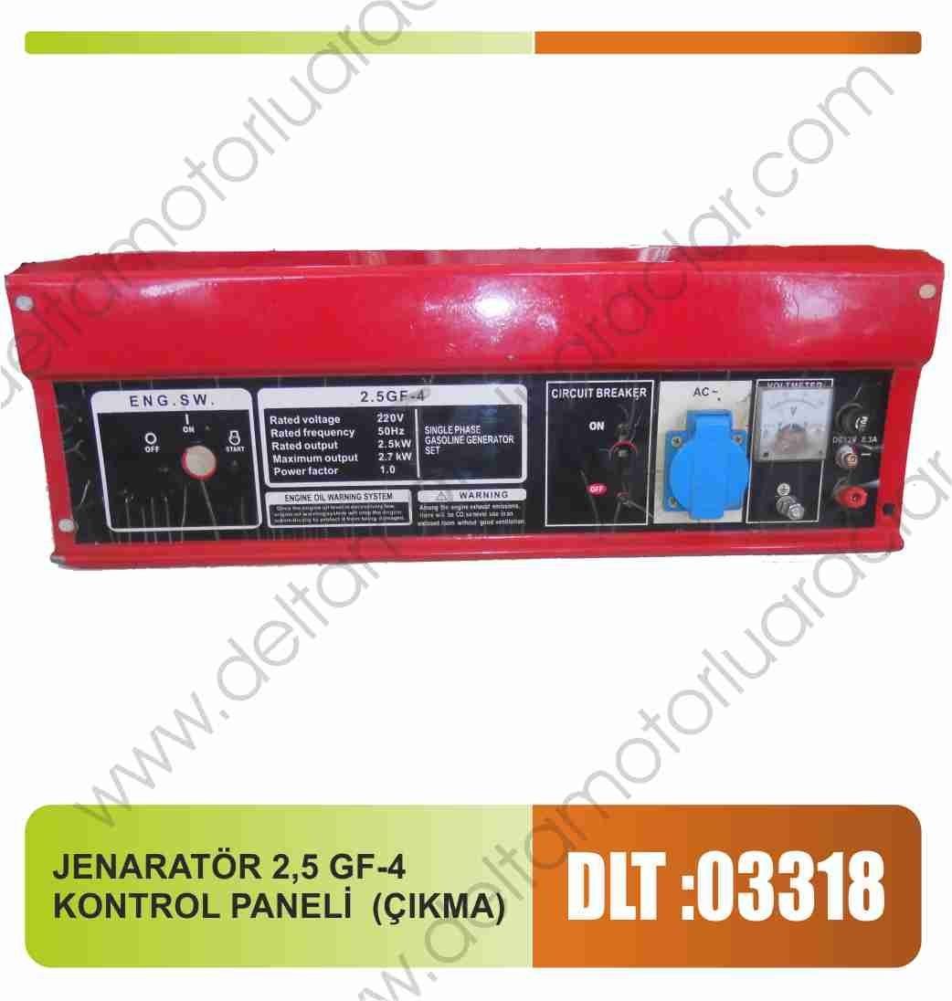 JENERATÖR 2,5 GF-4 KONTROL PANELİ (ÇIKMA)