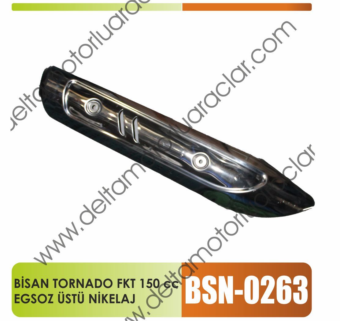 BİSAN TORNADO FKT 150 cc EGSOZ KORUMA NİKELAJI