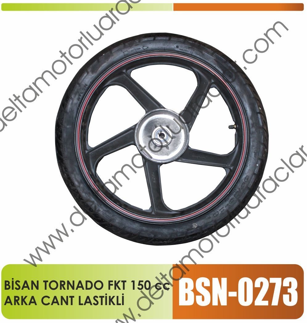 BİSAN TORNADO FKT 150 cc ARKA JANT LASTİKLİ