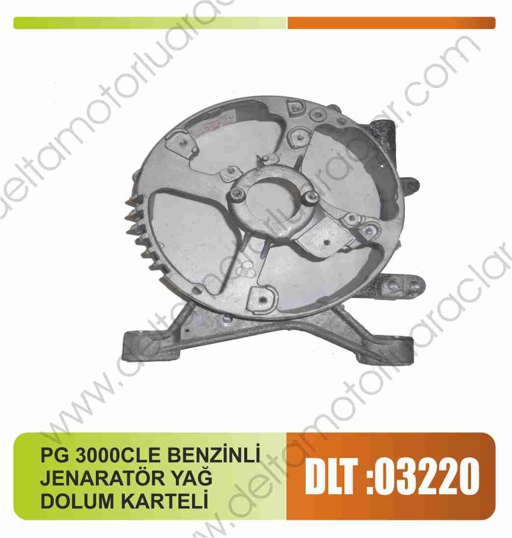 PG 6500CLE BENZİNLİ JENERATÖR ALTERNATÖR ARKA AYAĞI