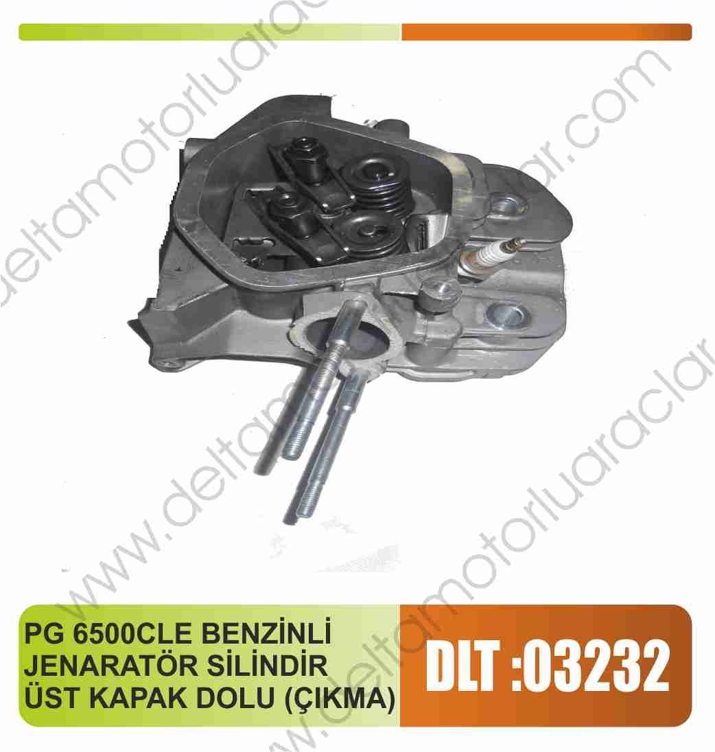 PG 6500CLE BENZİNLİ JENERATÖR SİLİNDİR ÜST KAPAK DOLU (ÇIKMA)