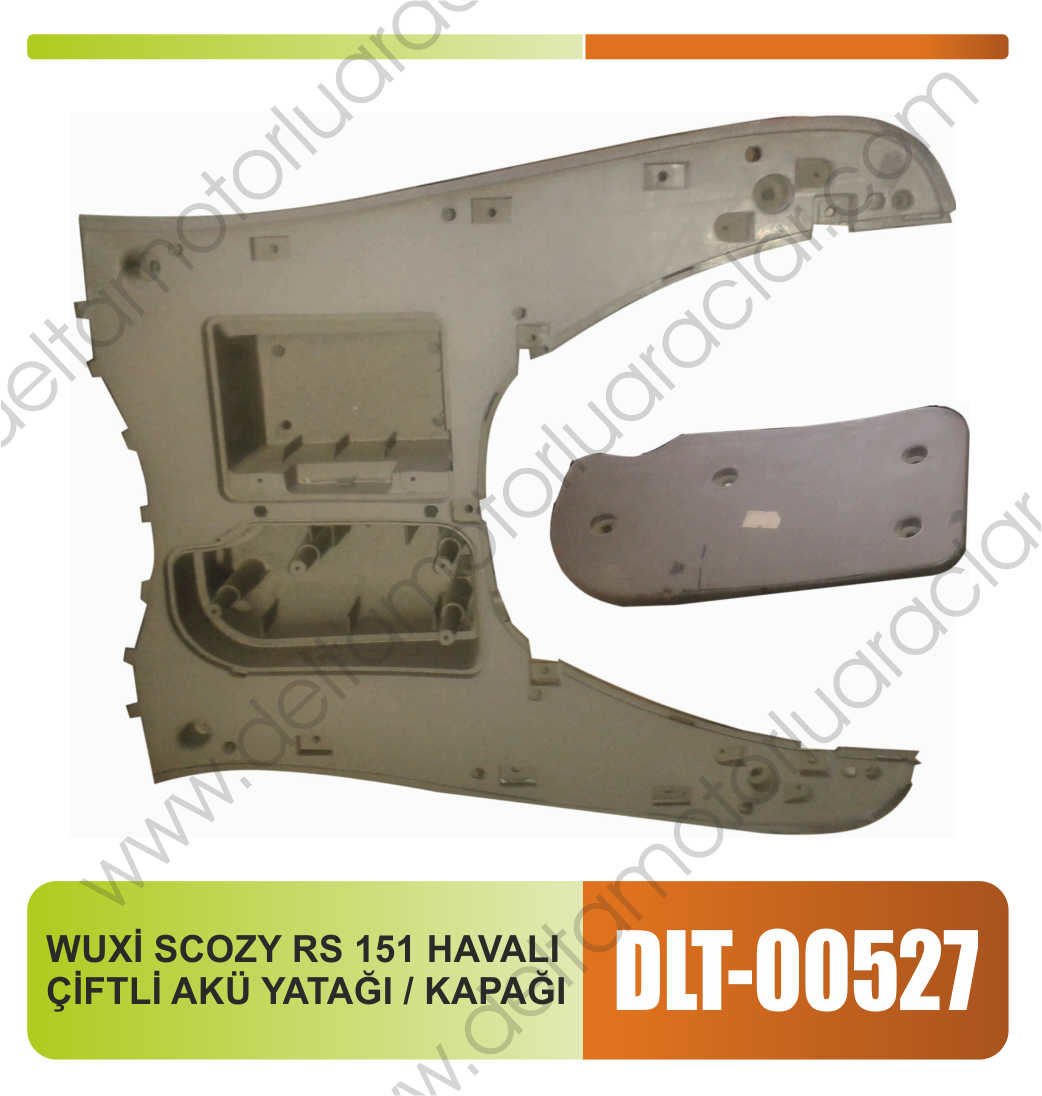 WUXİ SCOZY RS 151 HAVALI ÇİFTLİ AKÜ YATAĞI / KAPAĞI