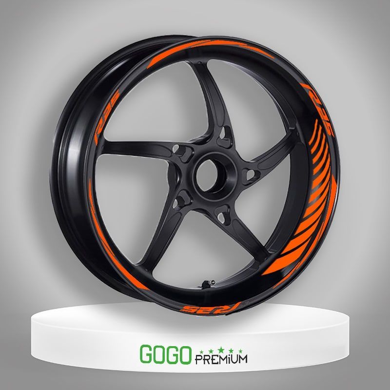 FLORASAN TURUNCU RACİNG YAMAHA R25 UYUMLU JANT ŞERİDİ