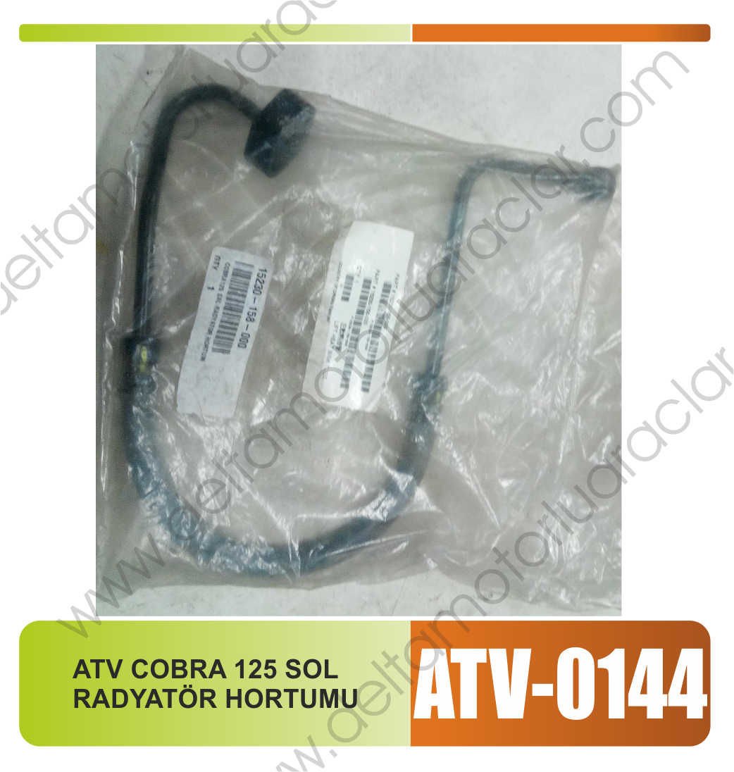 ATV COBRA 125 SOL RADYATÖR HORTUMU