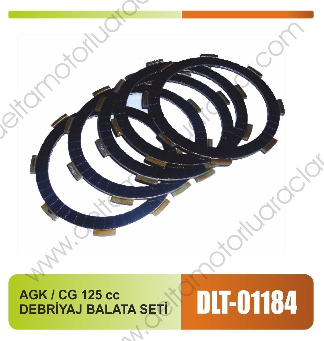AGK / CG 125 cc DEBRİYAJ BALATA SETİ