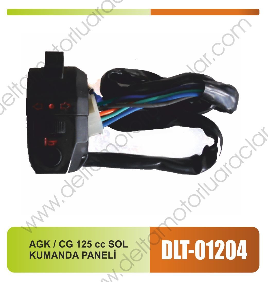 AGK / CG 125 cc SOL KUMANDA PANELİ