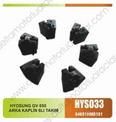 HYOSUNG GV 650 ARKA KAPLİN 6LI TAKIM