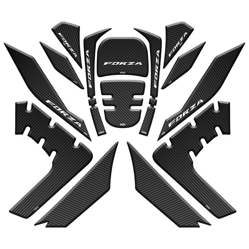HONDA FORZA 2018 - 2020 UYUMLU Tank Pad Set 001