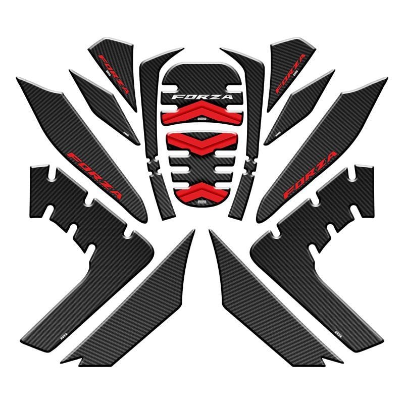 HONDA FORZA 2021 - 2022 UYUMLU TANK PAD SET 009