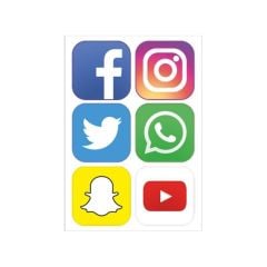 A5 STİCKER 067 TEK PAKET ÇOKLU STİCKER