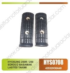 HYOSUNG 250R / 250 SÜRÜCÜ BASAMAK LASTİĞİ TAKIMI