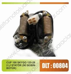 CUP-CROWN 125 2 Lİ STATÖR (BOBİNİN  BÜYÜK)