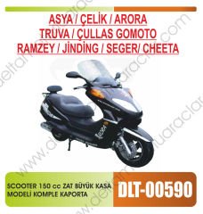 SCOOTER 150 cc ZAT BÜYÜK KASA MODELİ KOMPLE KAPORTA  (HAFİF ÇİZİKLERİ VARDIR)